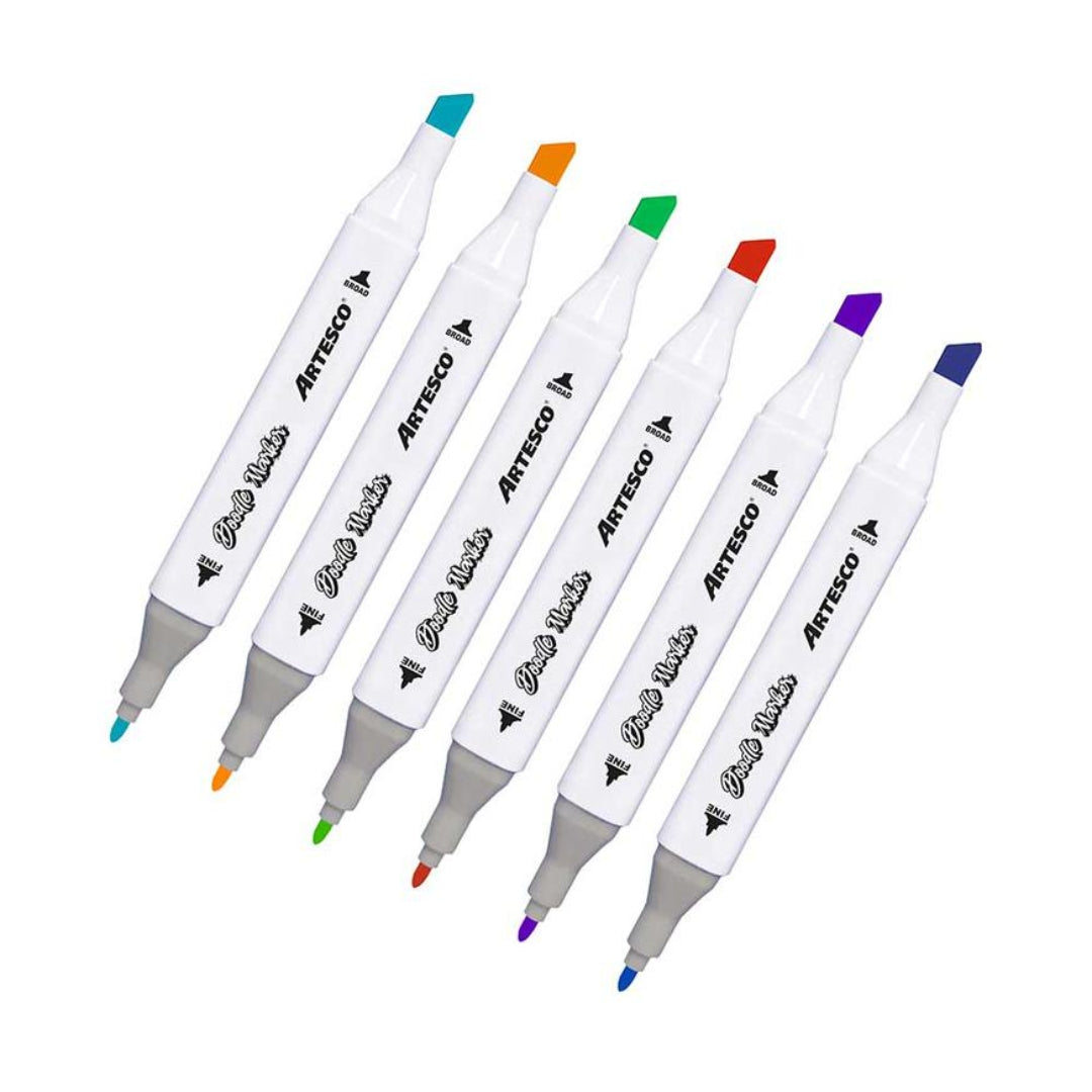Marcadores A Base De Alcohol Artesco Doodle Markers X 60
