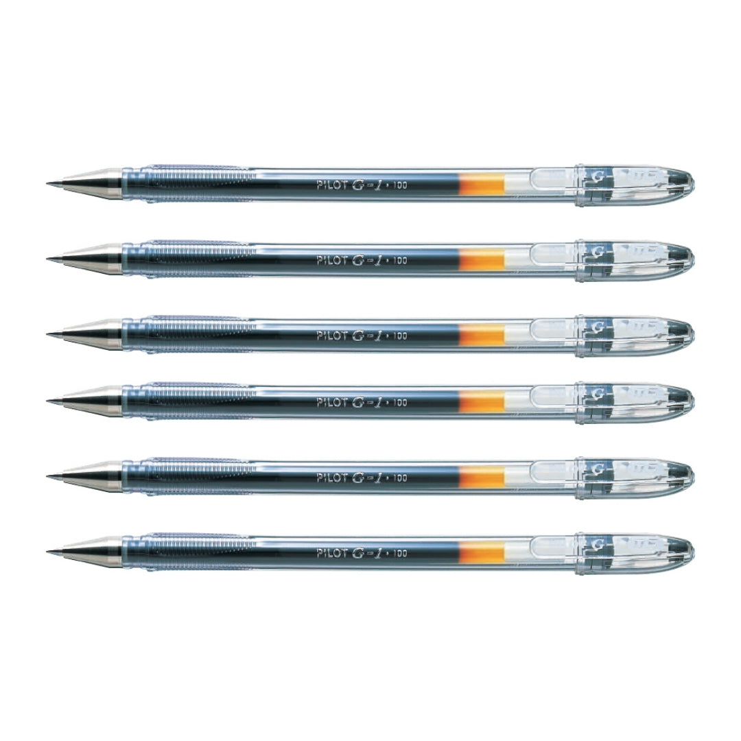 Bolígrafo Pilot Tinta Gel G-1 Negro x6