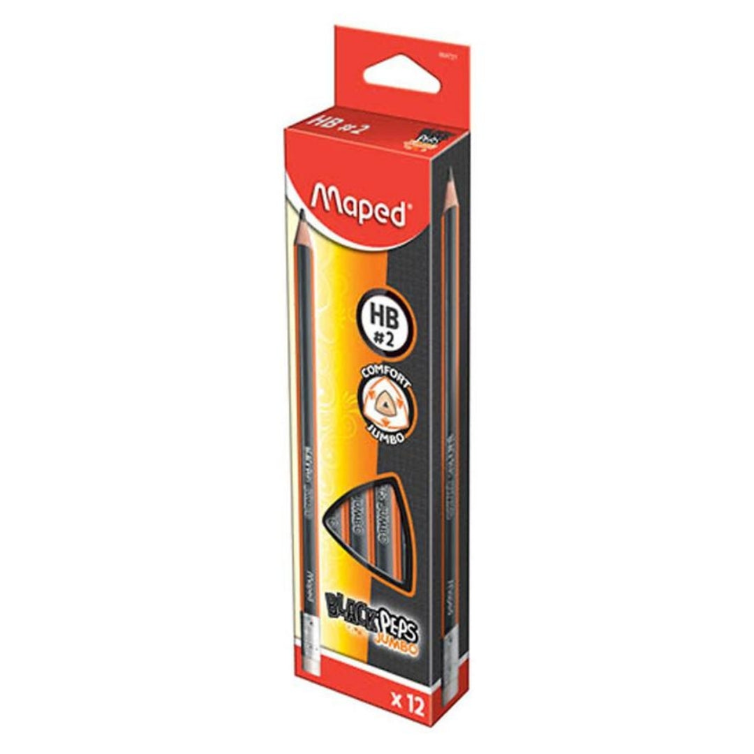 Lápiz Grafito Jumbo Maped x 12