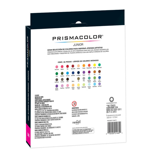 Colores Prismacolor Junior X36