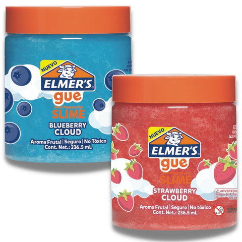 Pack Slime Elmers Gue Blueberry + Strawberry Cloud 236 ml