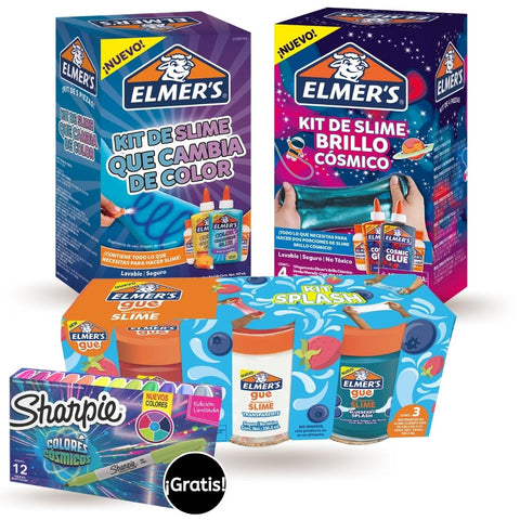 Big Pack Kits Para Hacer Slime Elmers + Regalo