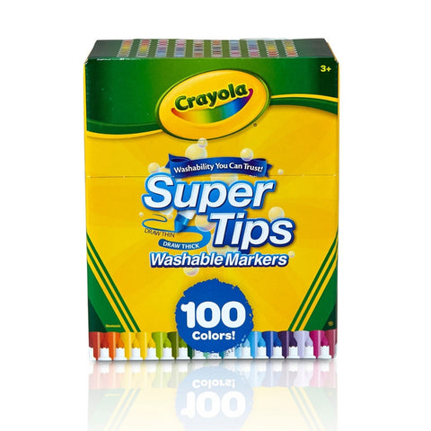 Marcadores Crayola Super Tips x100
