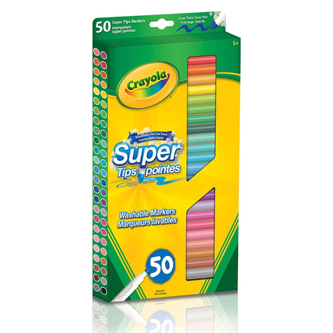 Marcadores Crayola Super Tips x50