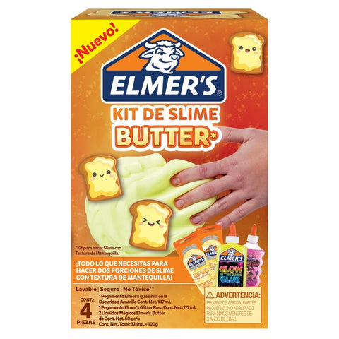 Kit Para Hacer Slime Butter Elmer's 4 Piezas