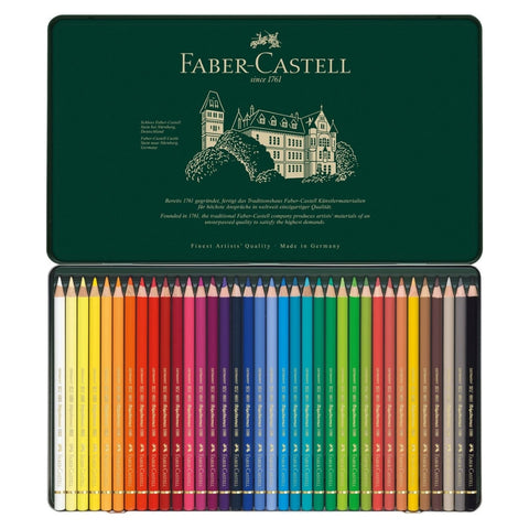 Colores Polychromos x 36 Faber Castell Estuche Metal