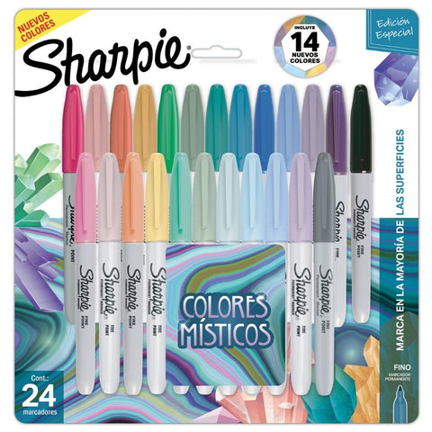 Marcadores Sharpie Colores Místicos X 24