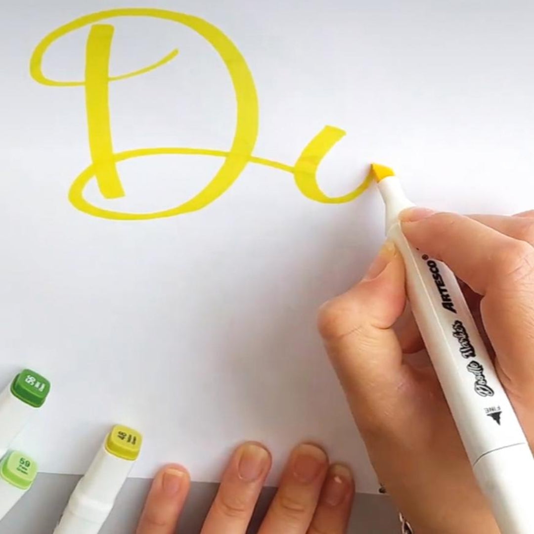 Marcadores A Base De Alcohol Artesco Doodle Markers X 60