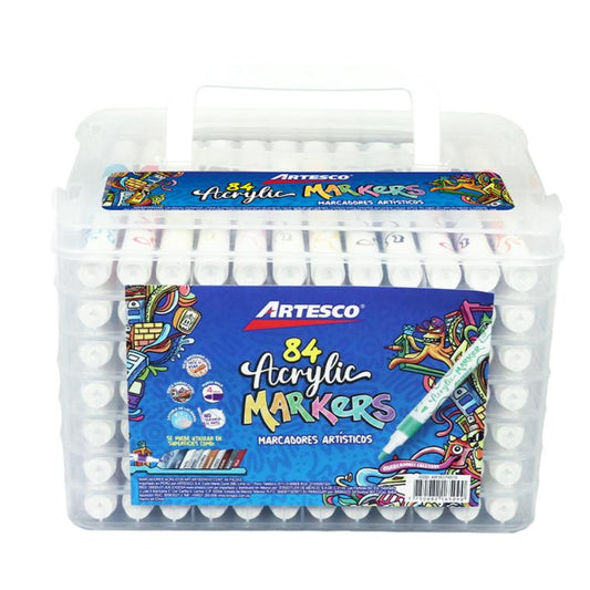 Marcadores Acrilicos Artesco x 84