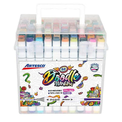 Marcadores A Base De Alcohol Artesco Doodle Markers X 60