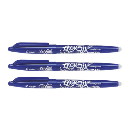 Bolígrafo Pilot Tinta Borrable Frixion Azul x3
