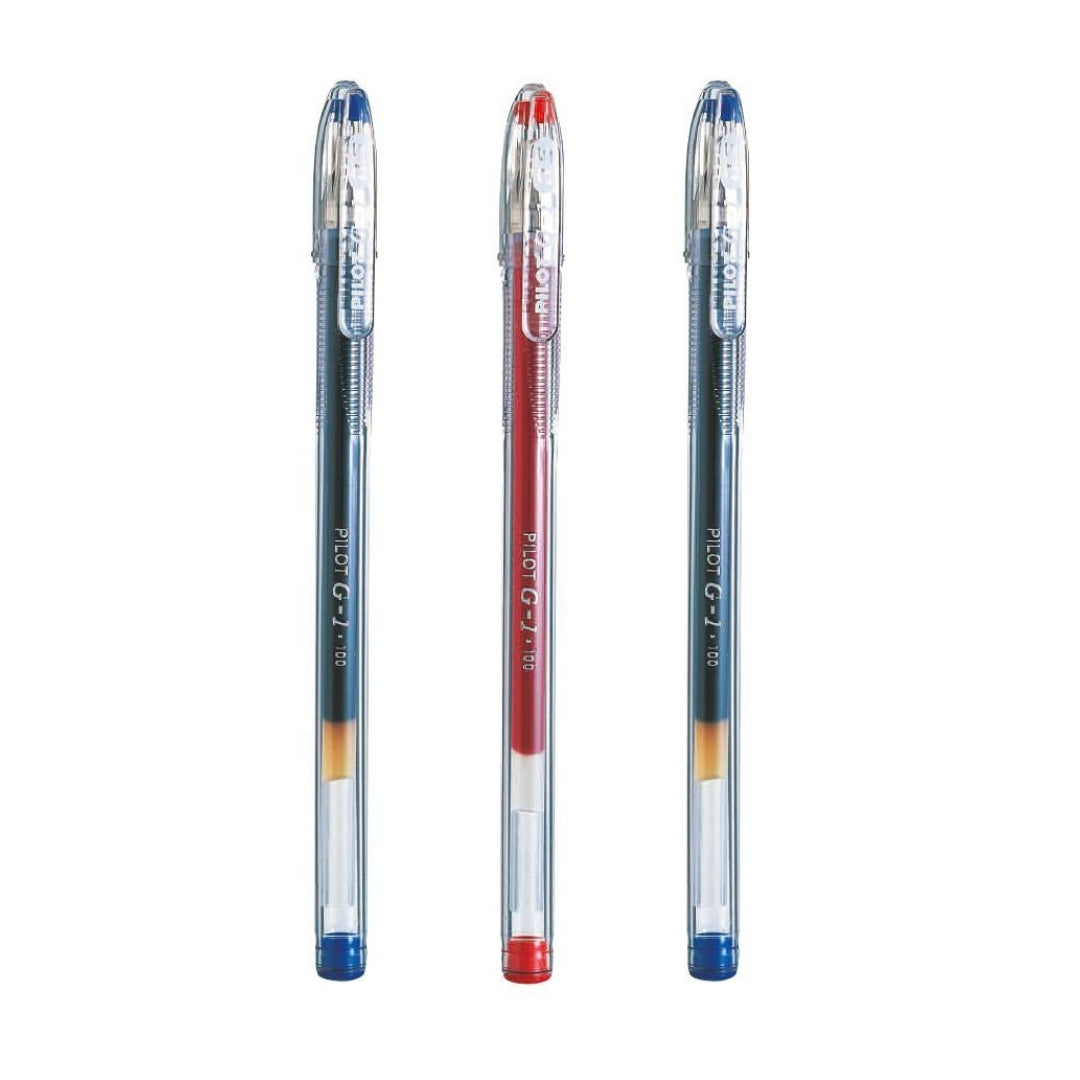 Bolígrafo Pilot Tinta Gel G-1 Surtido x3
