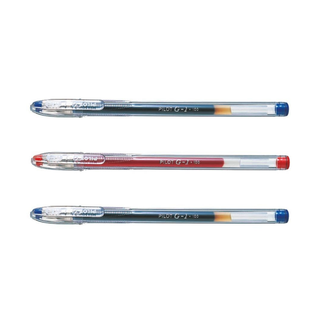 Bolígrafo Pilot Tinta Gel G-1 Surtido x3