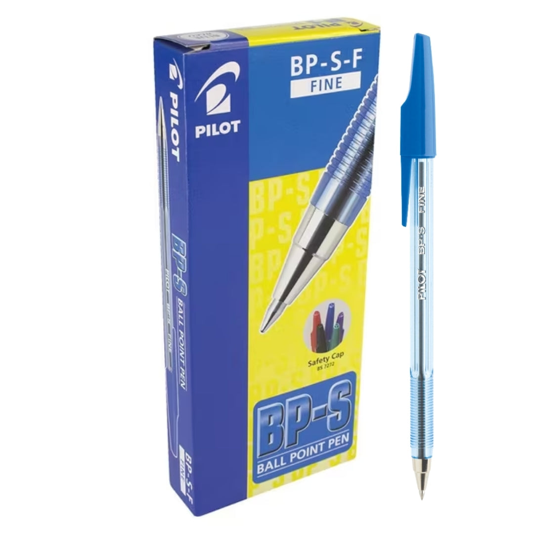 Bolígrafo Pilot Tinta Seca BP-S Azul x12
