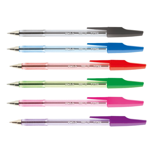 Bolígrafo Pilot Tinta Seca BP-S Mix x6