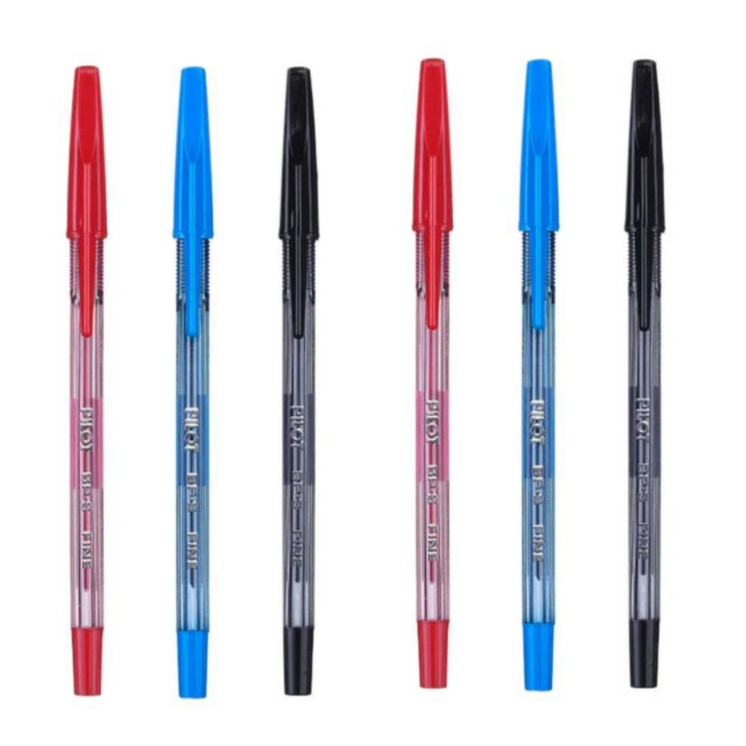 Bolígrafo Pilot Tinta Seca BP-S Surtido x6