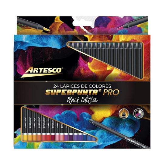 Colores Superpunta Pro x 24 Artesco