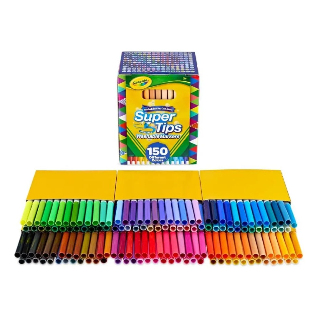 Marcadores Crayola Super Tips x 150