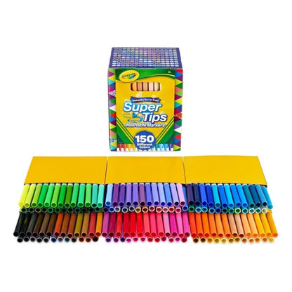 Marcadores Crayola Super Tips x 150