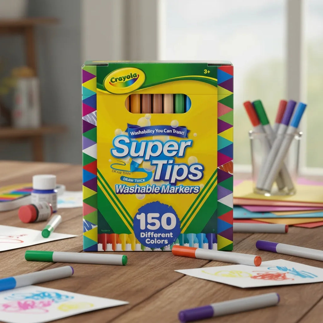 Marcadores Crayola Super Tips x 150