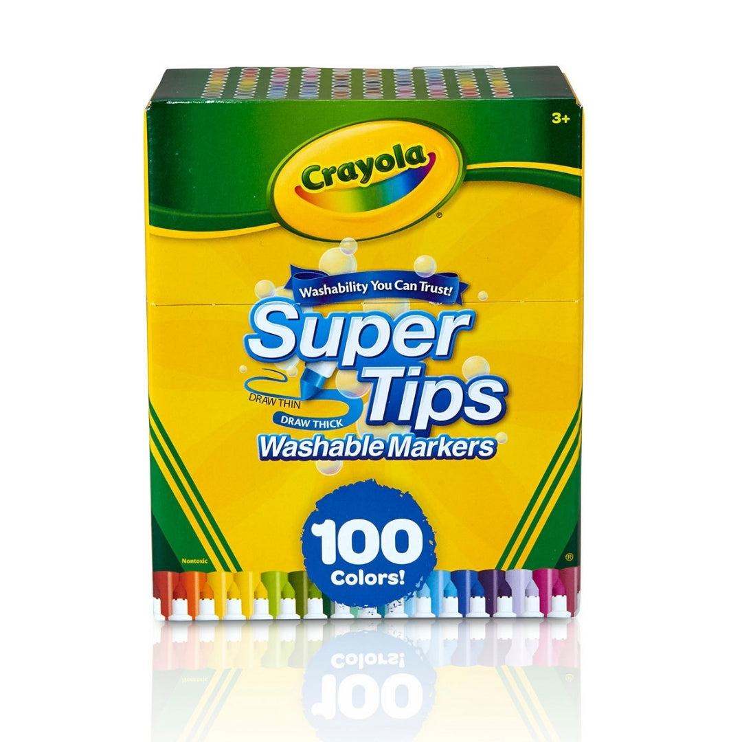 Marcadores Crayola Super Tips x 100