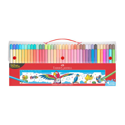 Pack Colores y Plumones Faber-Castell x 144