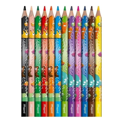 Lápices de Colores Jumbo Maped Jungle x 12