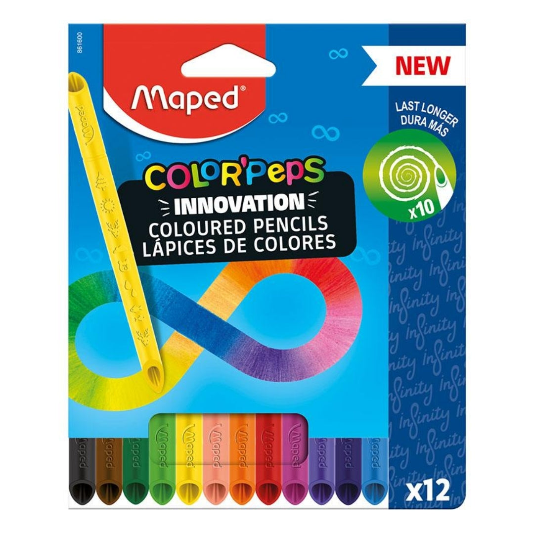 Lápices de Colores Maped Infinity x 12