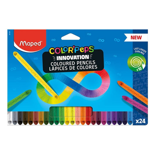 Lápices de Colores Maped Infinity x 24
