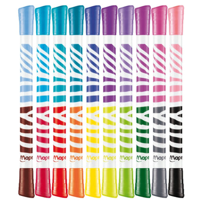 Plumones Maped Color'Peps Duo x 10 / 20 Colores