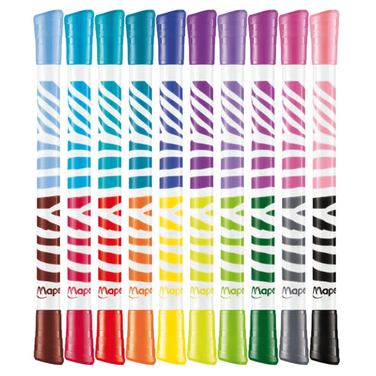 Plumones Maped Color'Peps Duo x 10 / 20 Colores
