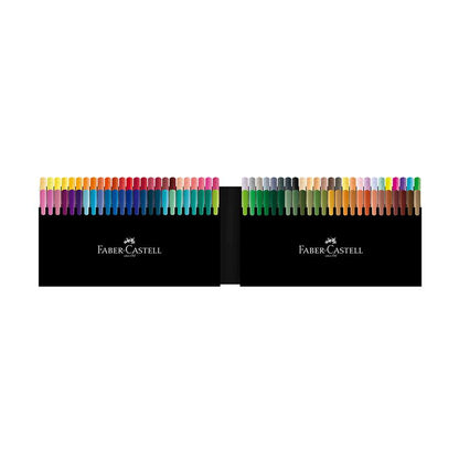 Plumones SuperSoft Punta Pincel Faber Castell x 100 Colores