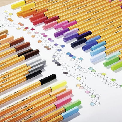 Fine Pen Point 88 Stabilo x 40 Colores