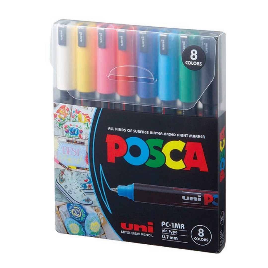 Set Marcadores Posca Punta 1MR X 8 Básico