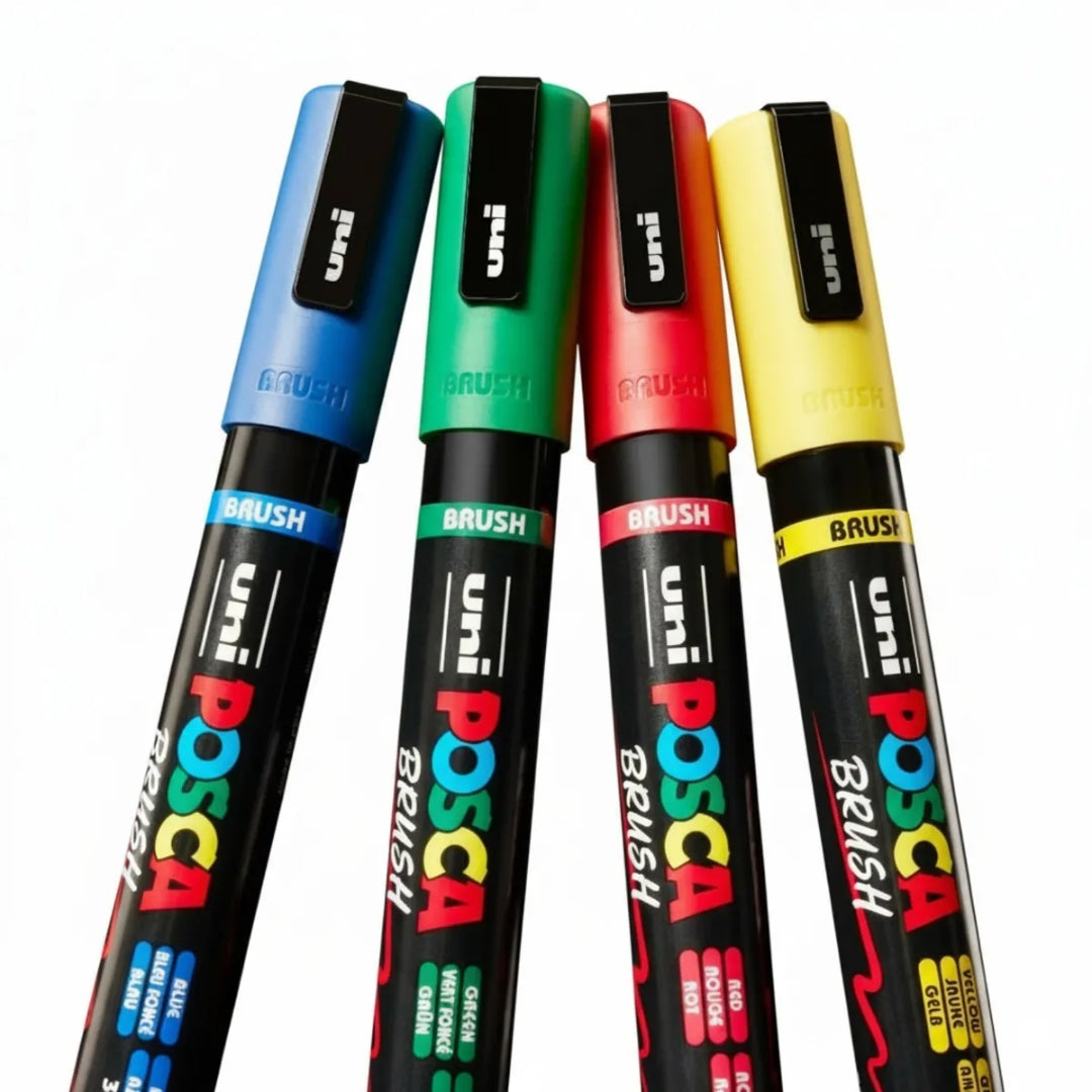 Set Marcadores Posca Punta 5BR X 16 Brush