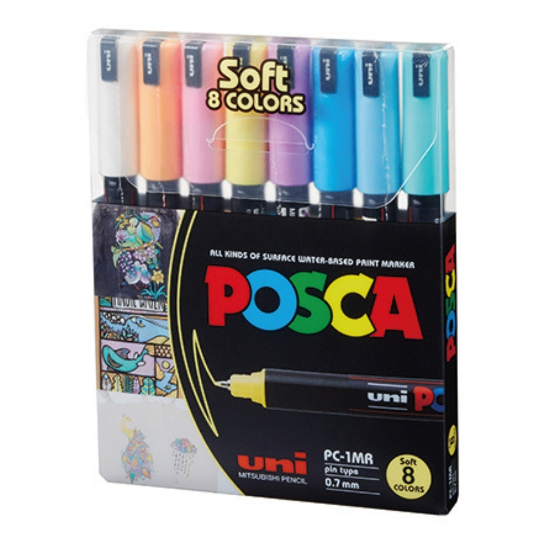 Set Marcadores Posca Punta 1MR X 8 Soft