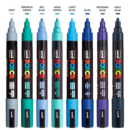 Set Marcadores Posca Punta 5M X 8 Cool