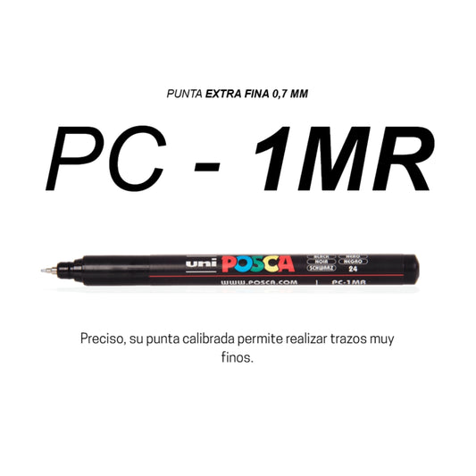 Set Marcadores Posca Punta 1MR X 8 Soft