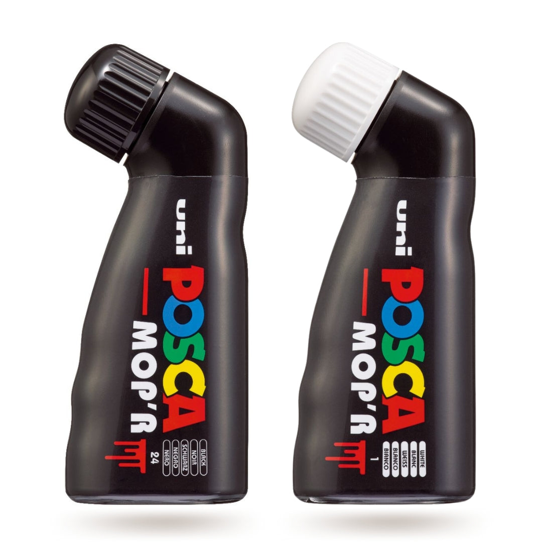 Set Marcadores Posca Mop´r PCM-22 x 2 Black & White