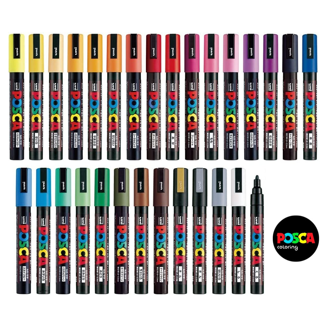 Set Marcadores Posca Punta 5M X 29