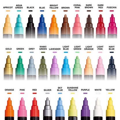 Set Marcadores Posca Punta 5M X 29