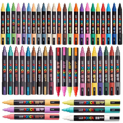 Set Marcadores Posca Punta 5M X 49