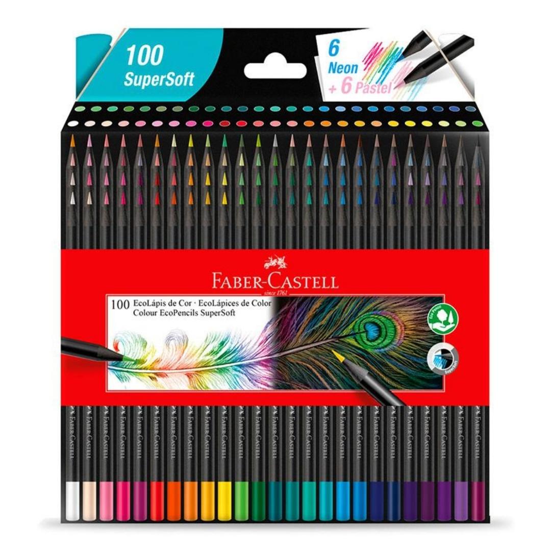 Pack Colores y Plumones SuperSoft Faber Castell x 200