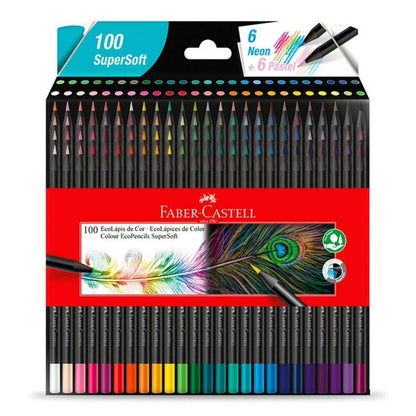 Pack Colores y Plumones SuperSoft Faber Castell x 200