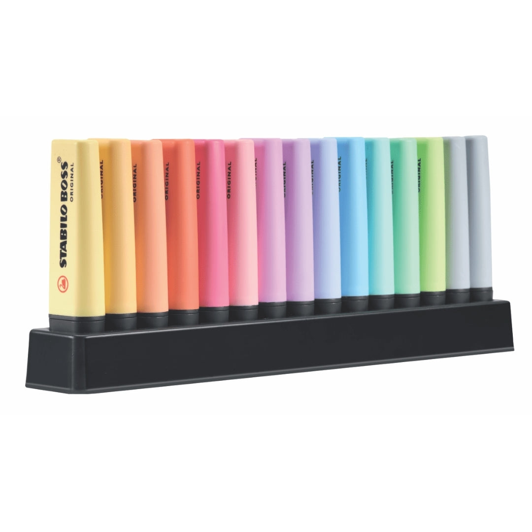 Resaltadores Stabilo Boss Deskset Tropi Retro x15