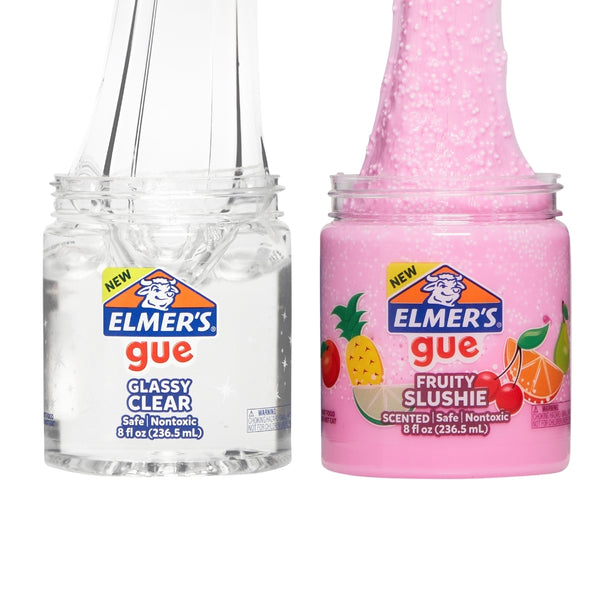 Pack Slime Elmers Gue Transparente + Frutal Crunchy 236 ml