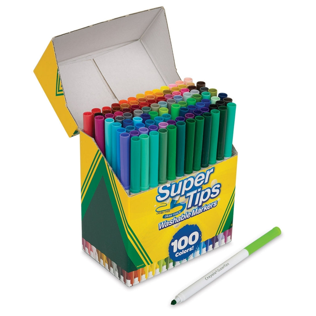 Marcadores Crayola Super Tips x100 – Liberacrea