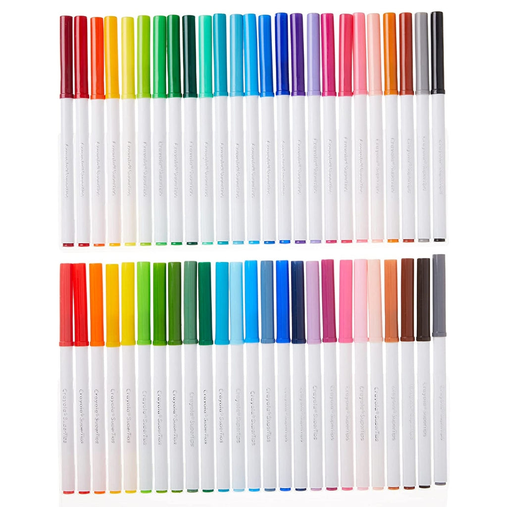Marcadores Crayola Super Tips x50 – Liberacrea