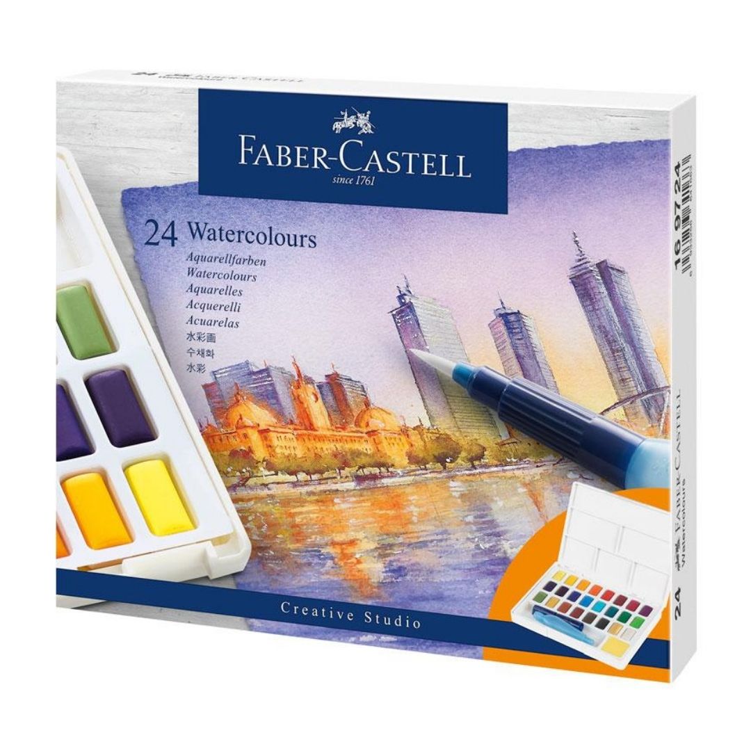 Acuarelas x 24 Faber Castell Creative Studio
