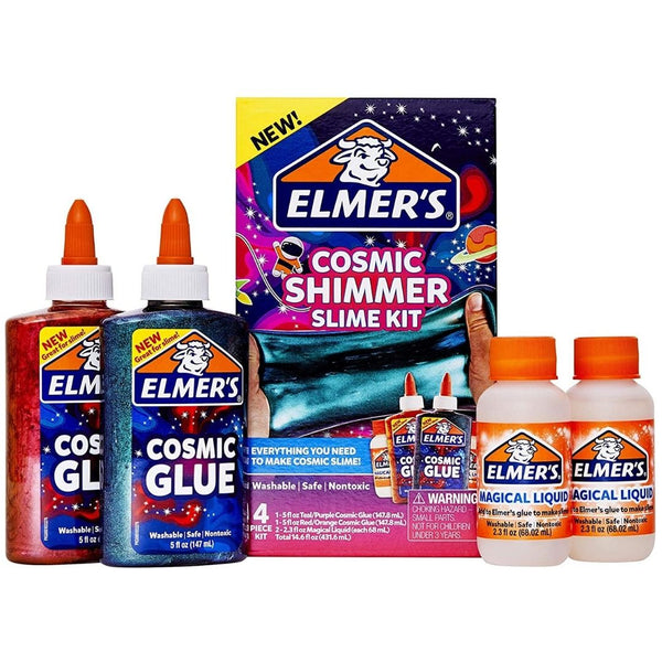 Kit Para Hacer Slime Brillo Cósmico Elmer's 4 Piezas